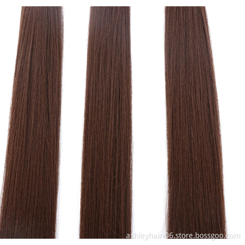 Natural Kanekalon Fiber Lily Brazilian Texture Straight Yaki Hair Wig